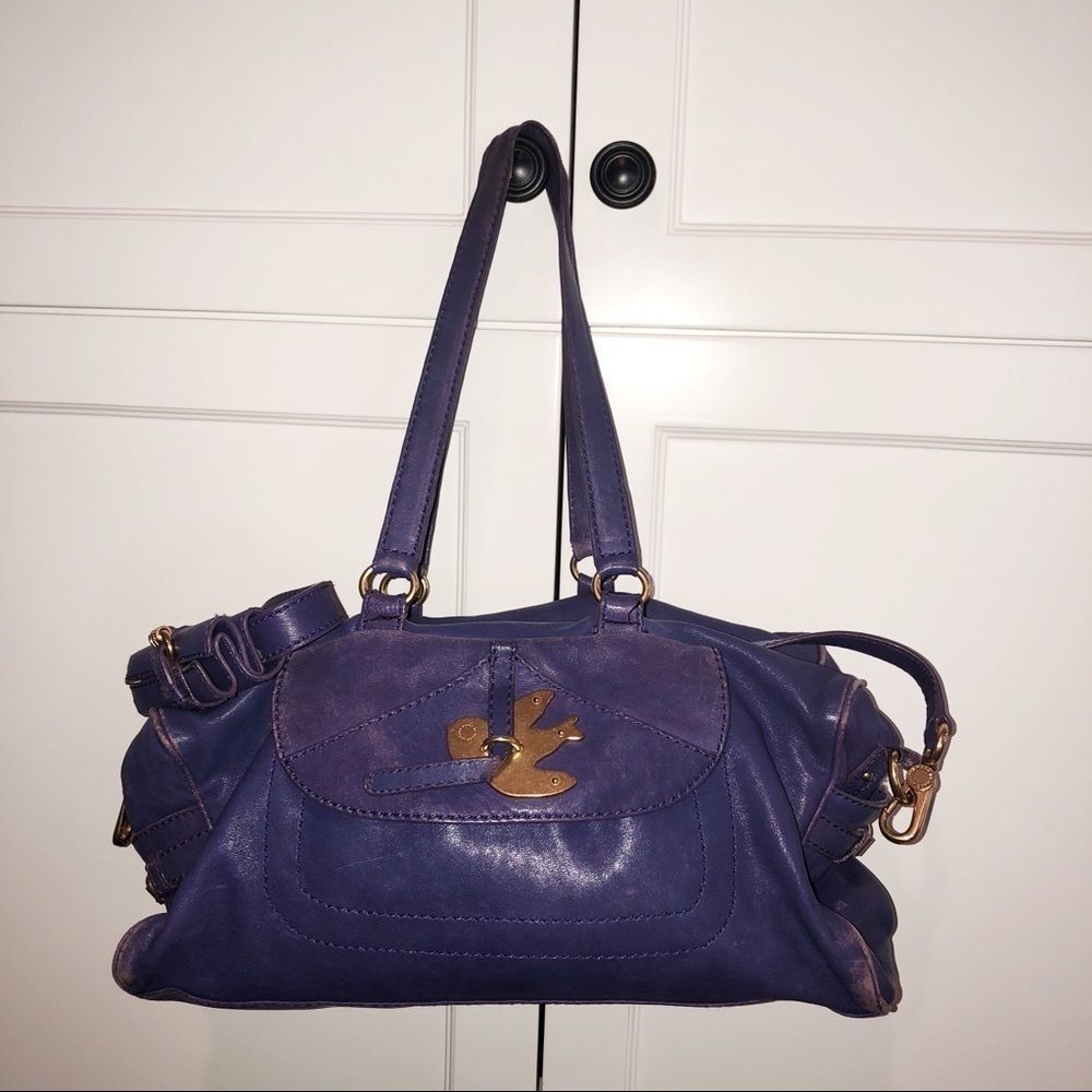 Marc by Marc Jacobs purple satchel